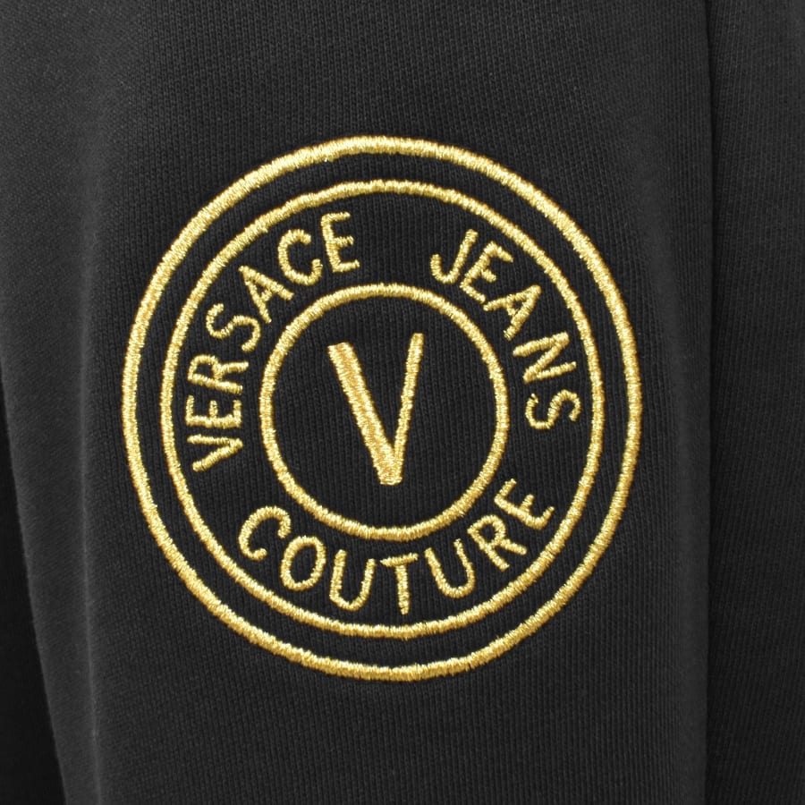 デニム・ジーパン VERSACE JEANS JOGGING PANTS WITH LOGO Versace Jeans Couture Logo Joggers Black | Mainline Menswear